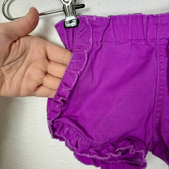 JCREW Crewcuts Fuchsia Size 2T Ruffle Bottom Feminine Girly Bloomer Shorts - Picture 3 of 7